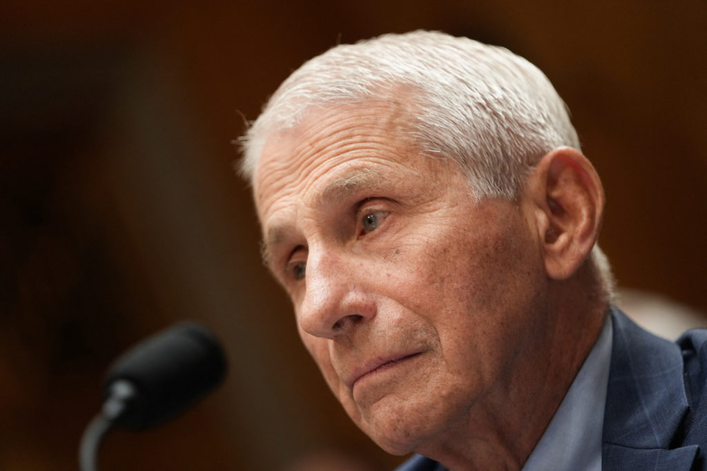 Source-feed image associated with WATCH LIVE: Fauci invokes 5th Amendment in GOP-led hearing about COVID-19 origins