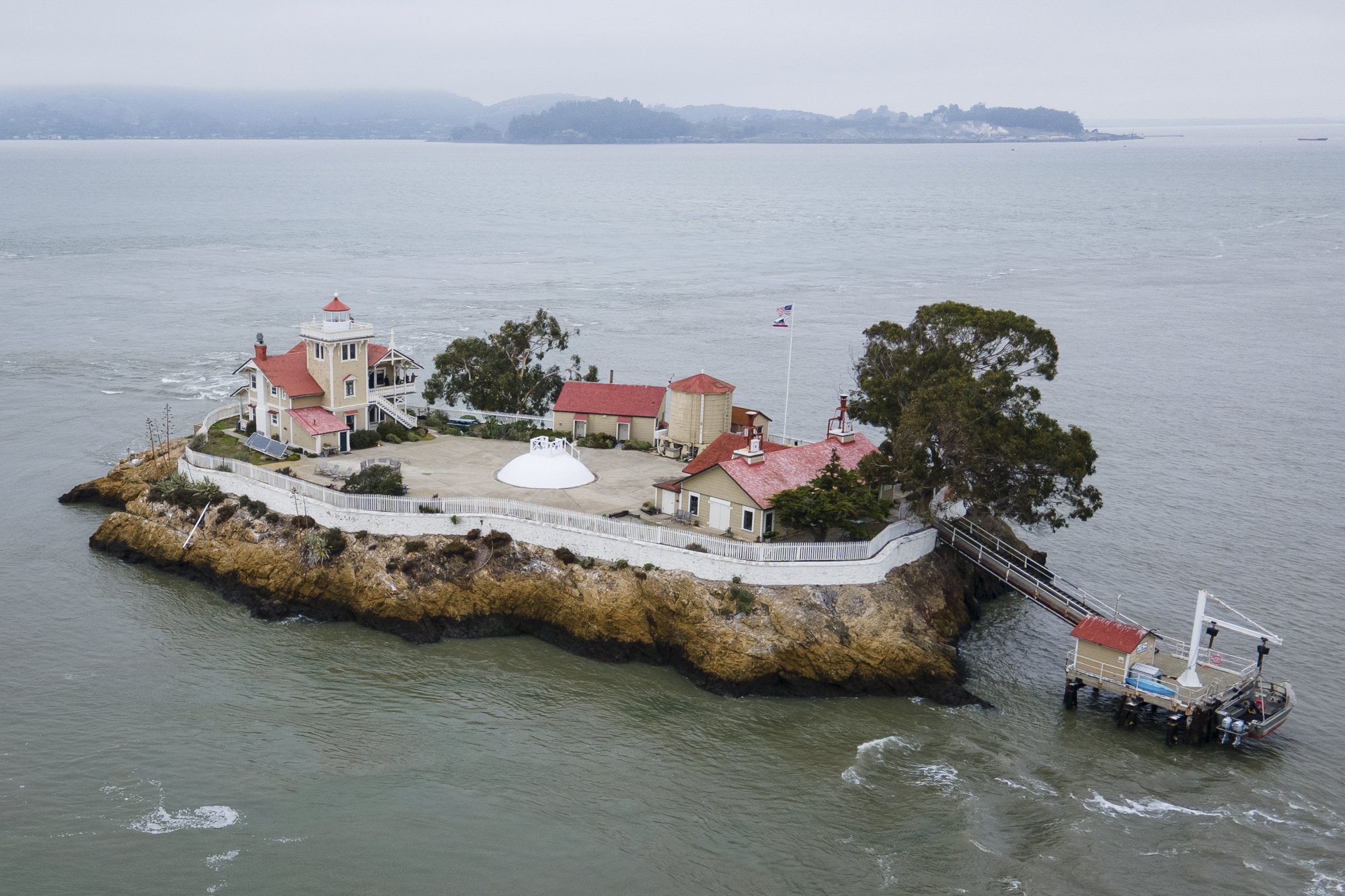 Source-feed image associated with A Trip to the Remote Island Lighthouse in the Middle of San Francisco Bay