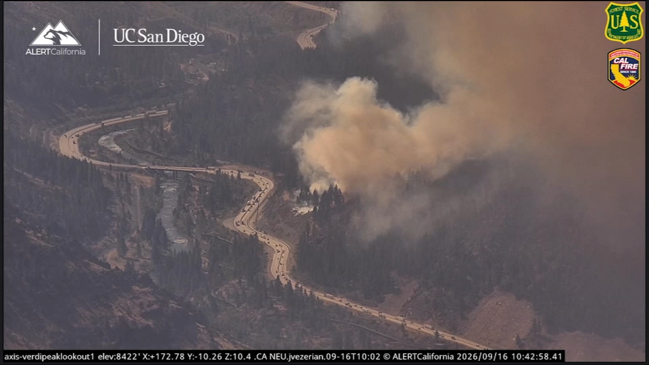 Source-feed image associated with Floriston Fire burning near I-80 at CA-NV border prompts evacuation warnings, sheriff says