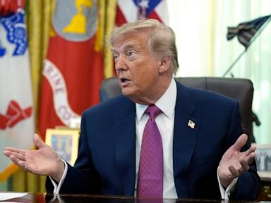 Source-feed image associated with Trump used to say he saw a quick end to his Iran war, but 6 months later he claims he's in no hurry