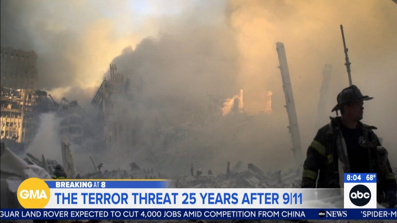 Source-feed image associated with Top FBI official warns 9/11 is still inspiring terrorists inside America 25 years later