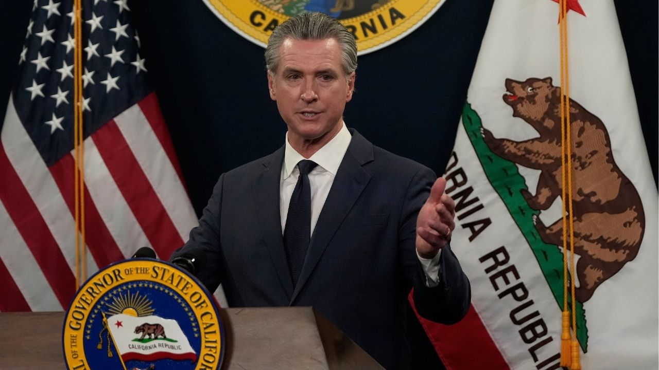 Source-feed image associated with Newsom seeks to shield California elections from federal interference before Tuesday primary