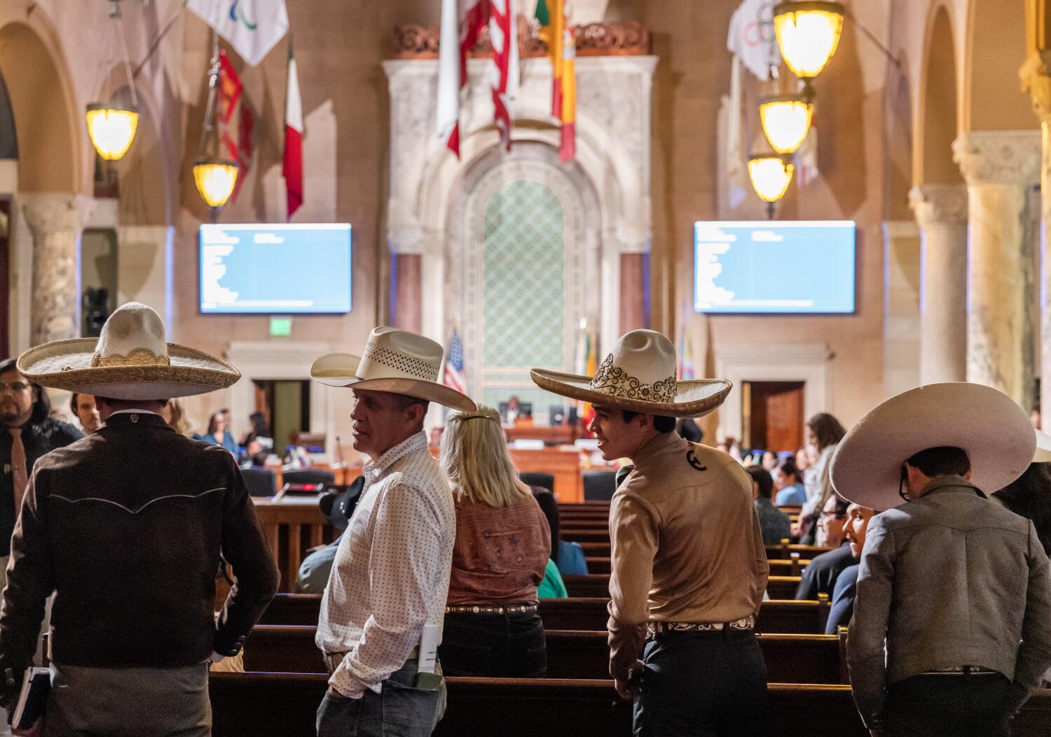 Source-feed image associated with Battle rages at City Hall over proposed rodeo ban