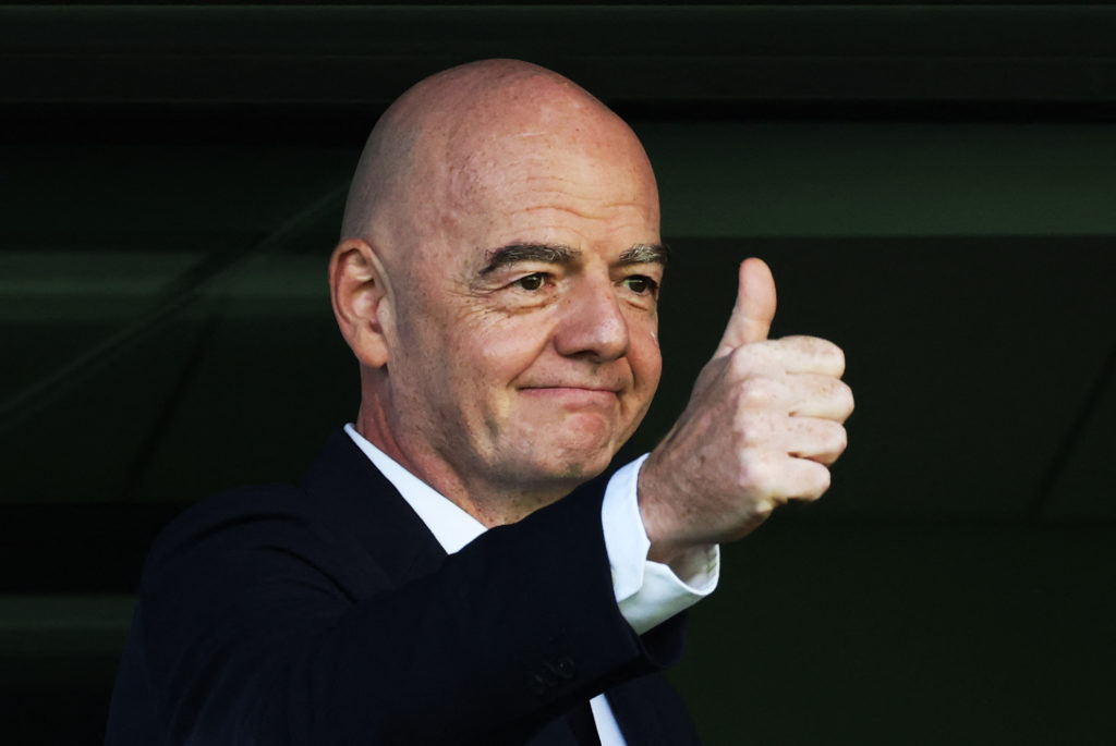 Source-feed image associated with Infantino to stand for re-election as FIFA president despite failed World Cup sell-off plan