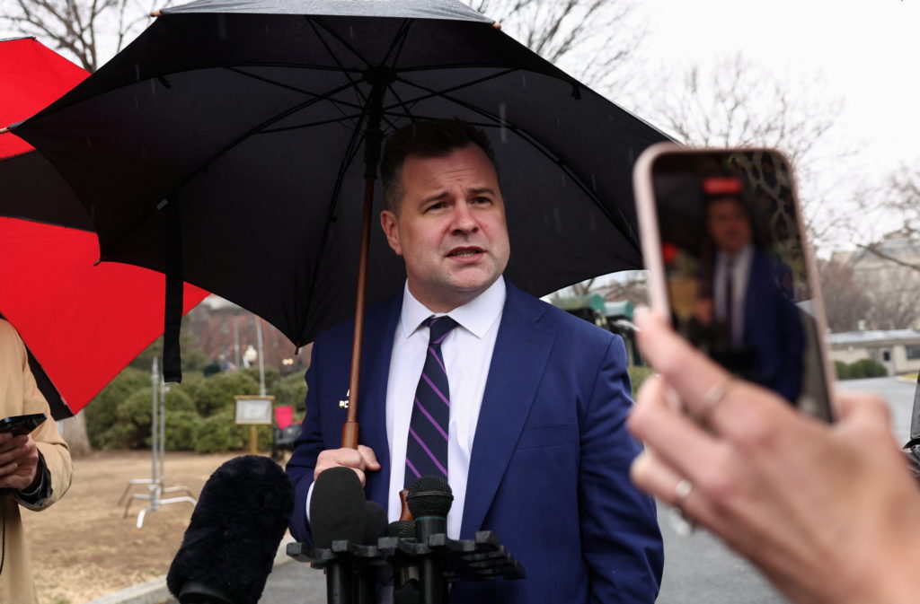 Source-feed image associated with New acting spy chief will be Bill Pulte, housing finance director who's attacked perceived Trump foes