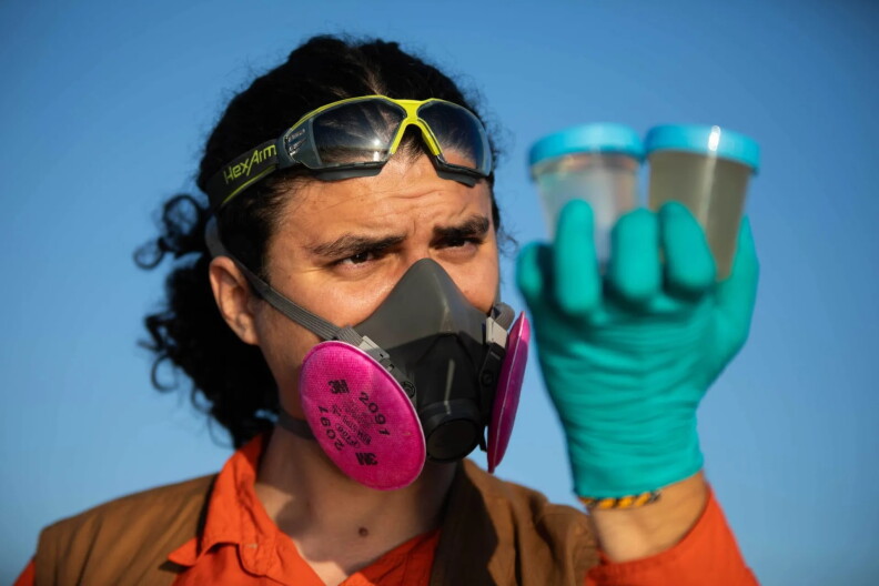 Source-feed image associated with After Boyle Heights warehouse fire, residents take environmental testing into their own hands