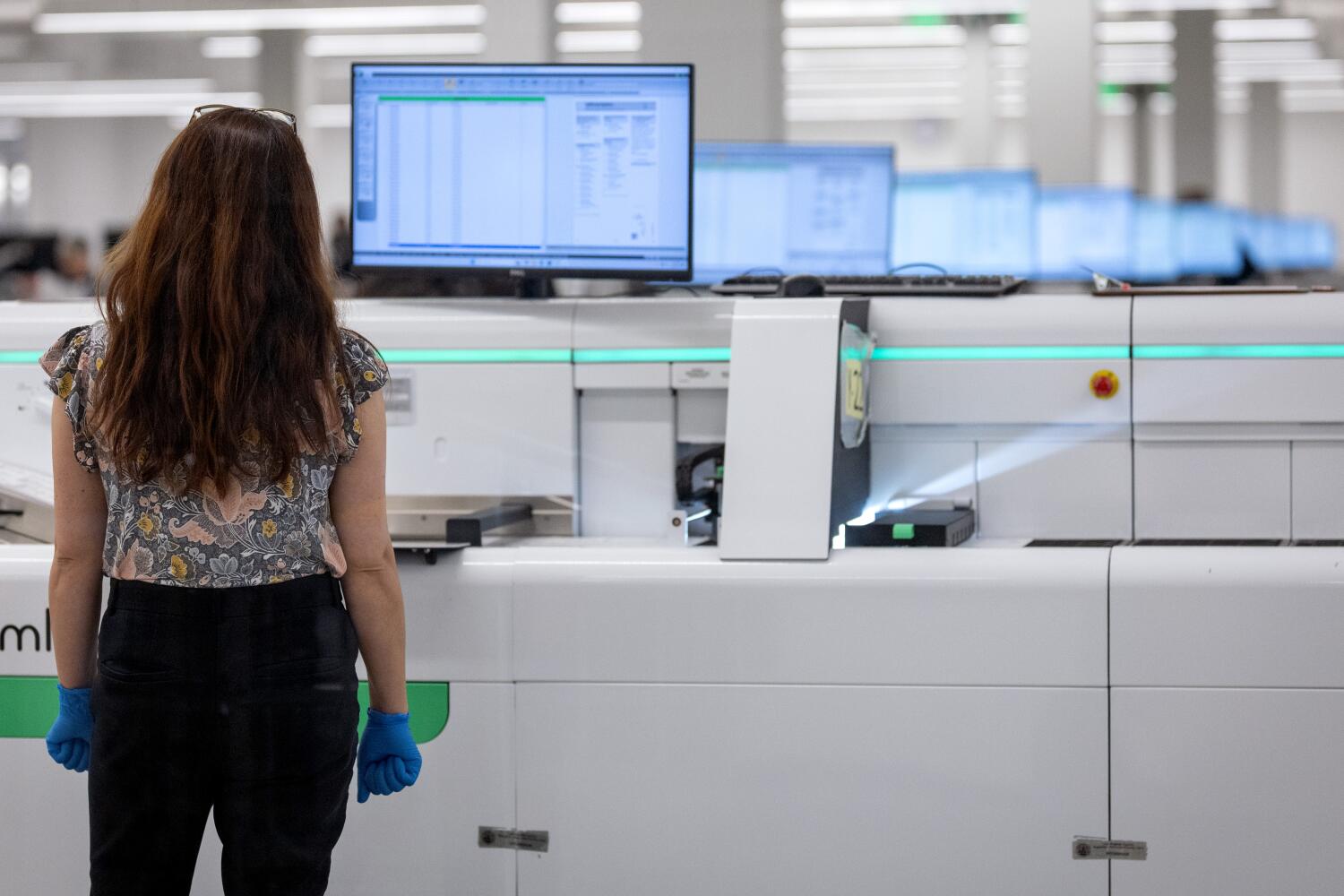 Source-feed image associated with California's slow vote count faces changes as Supreme Court decision on late ballots looms