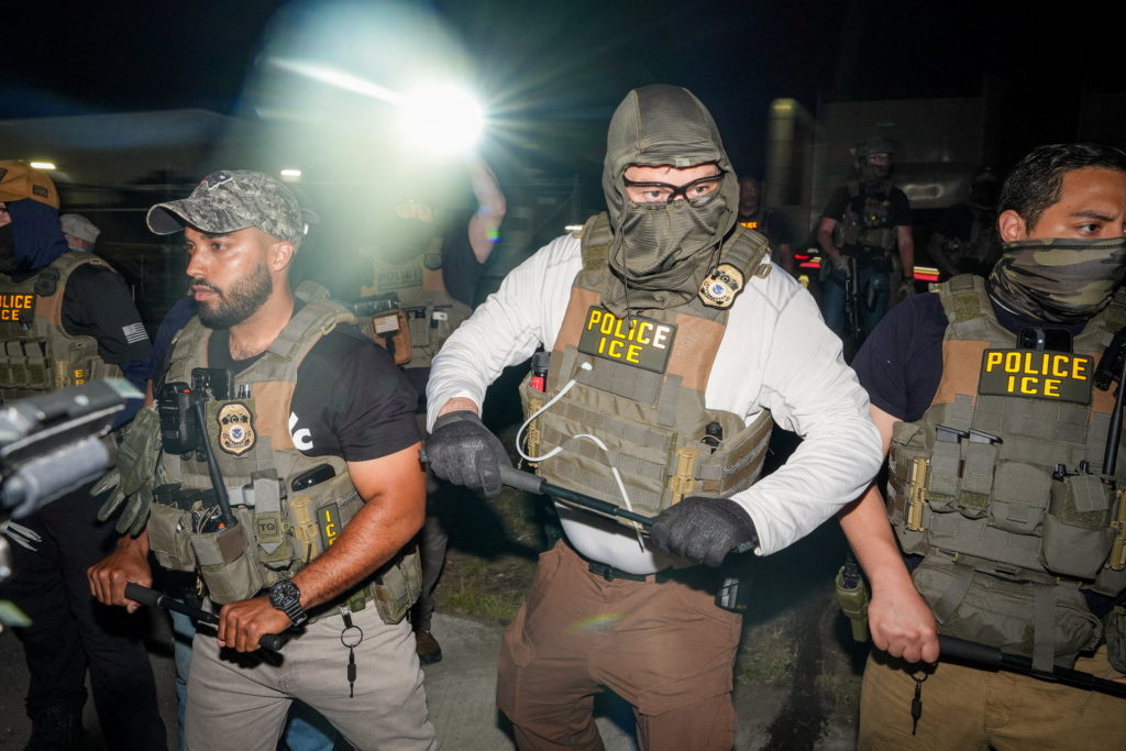 Source-feed image associated with ICE's plan to give officers electric shock gloves draws outrage and fears of misuse