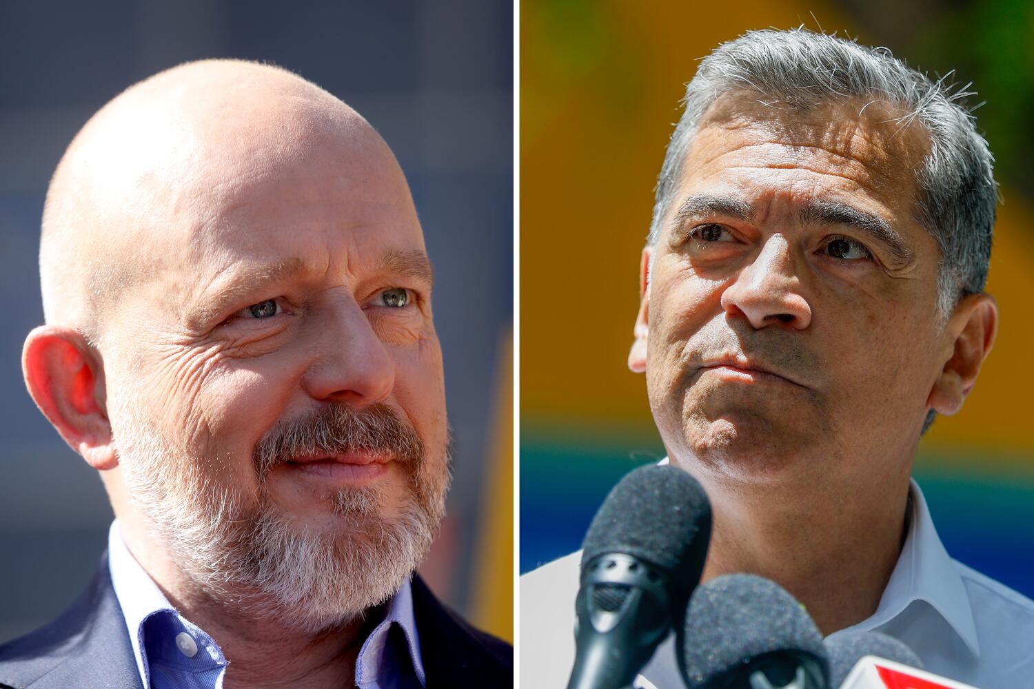 Source-feed image associated with Steve Hilton challenges Xavier Becerra to agree to a series of debates in California's governor's race
