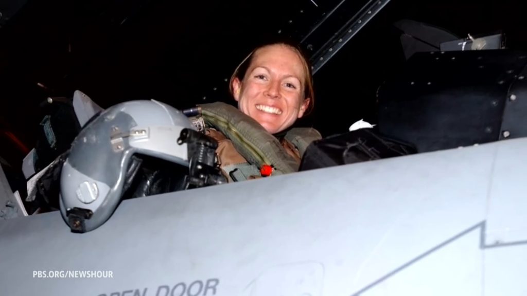 Source-feed image associated with Fighter pilot reflects on order to sacrifice herself to stop Flight 93 on 9/11