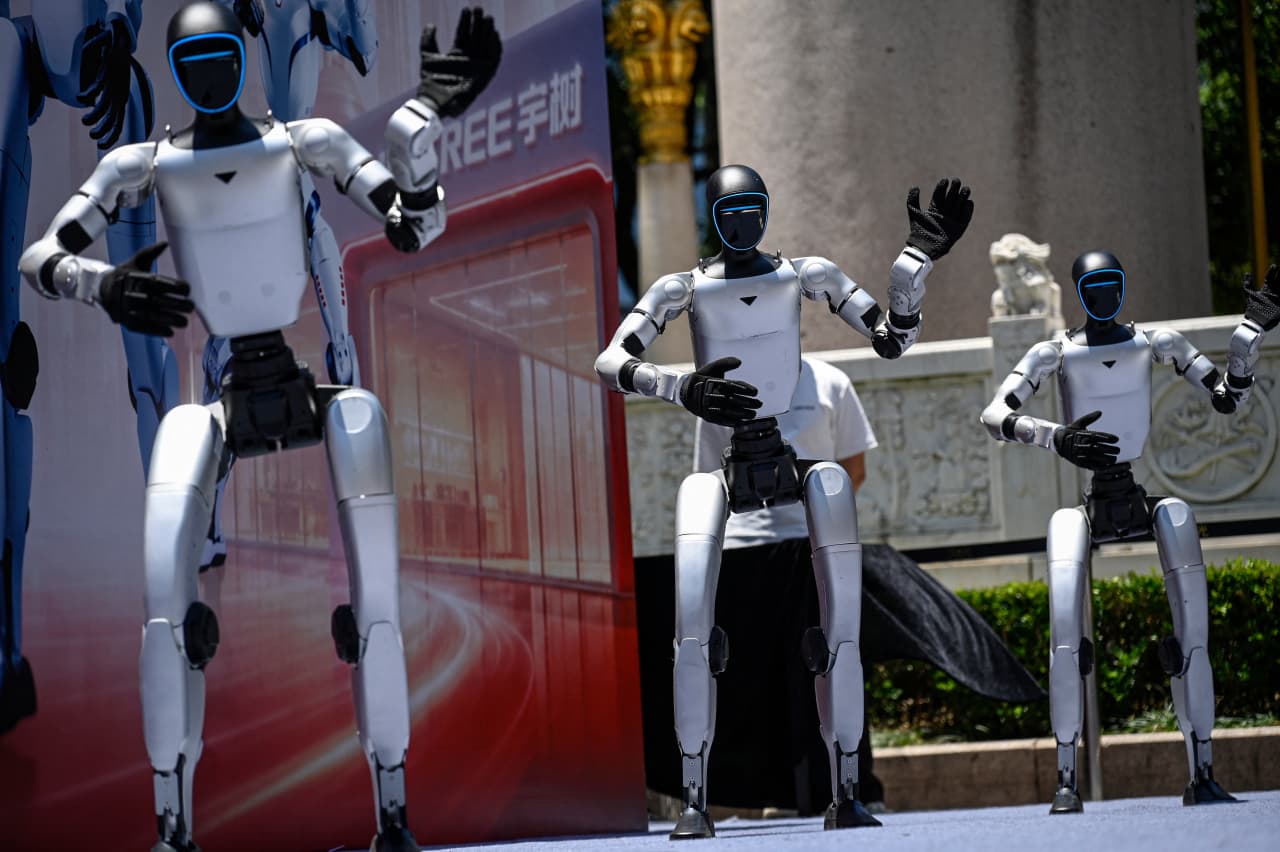 Source-feed image associated with Unitree’s IPO may be just the beginning of an investor frenzy over humanoid-robot stocks