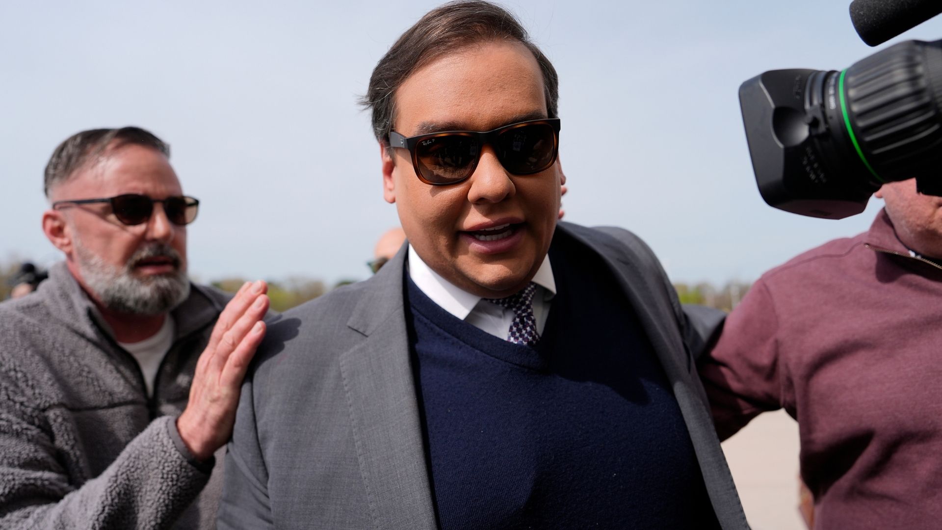 Source-feed image associated with Prediction market Kalshi announces lifetime ban against former Rep. George Santos