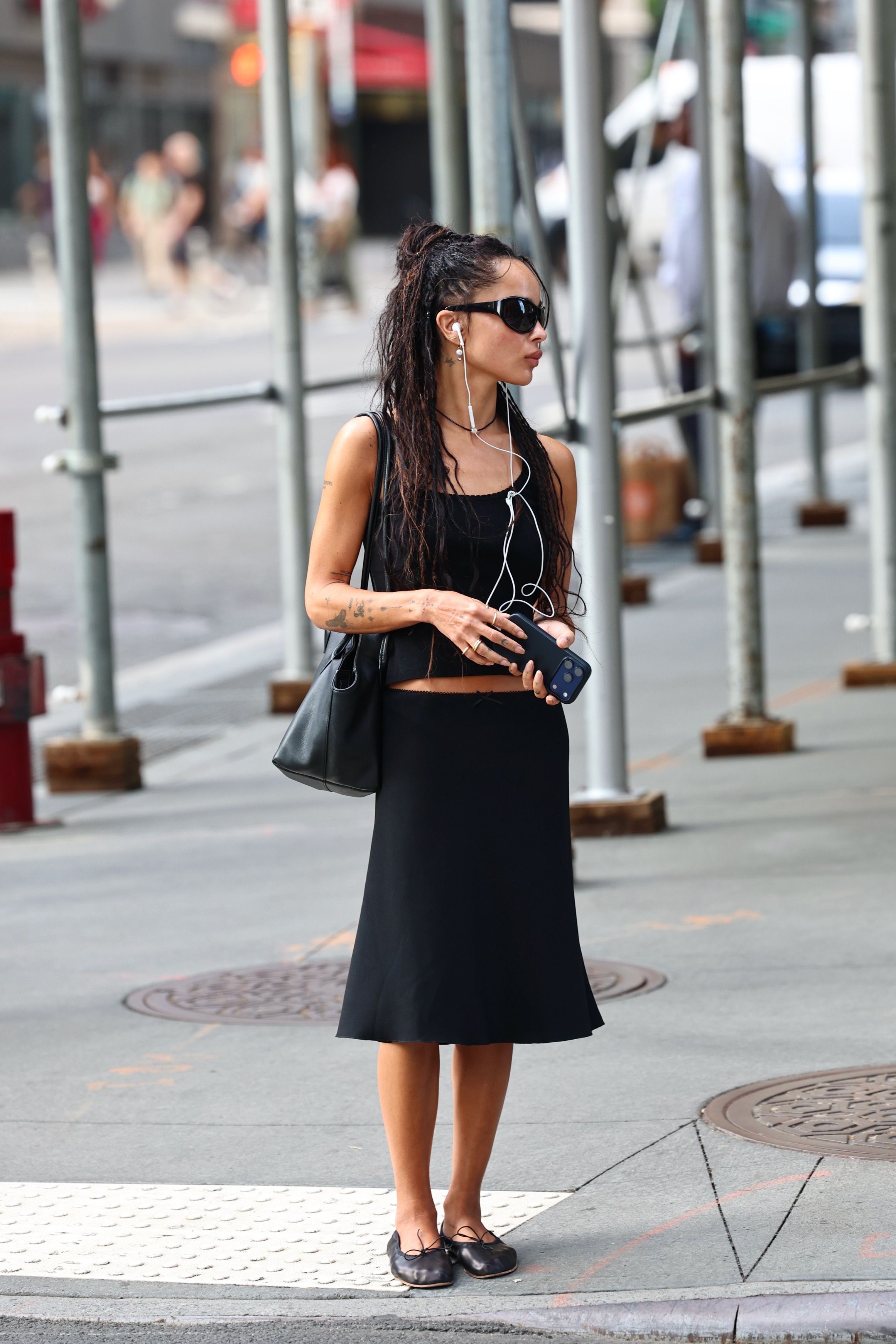 Source-feed image associated with Whatever the Season, Zoë Kravitz Backs These It-Girl Staples