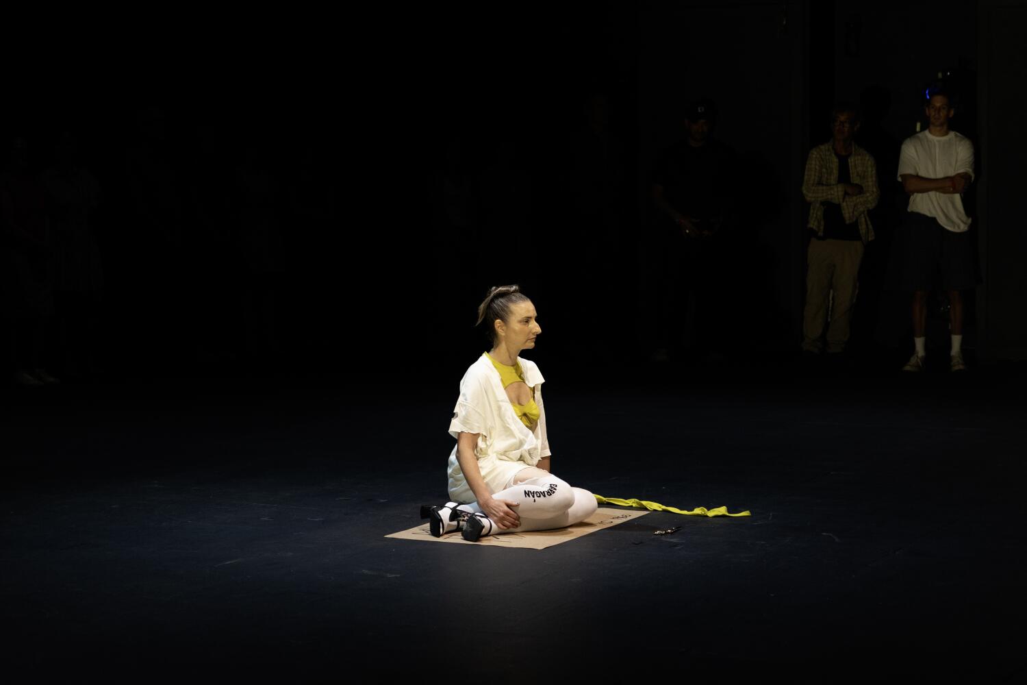 Source-feed image associated with Yoko Ono's 'Cut Piece' has lost little of its cutting urgency