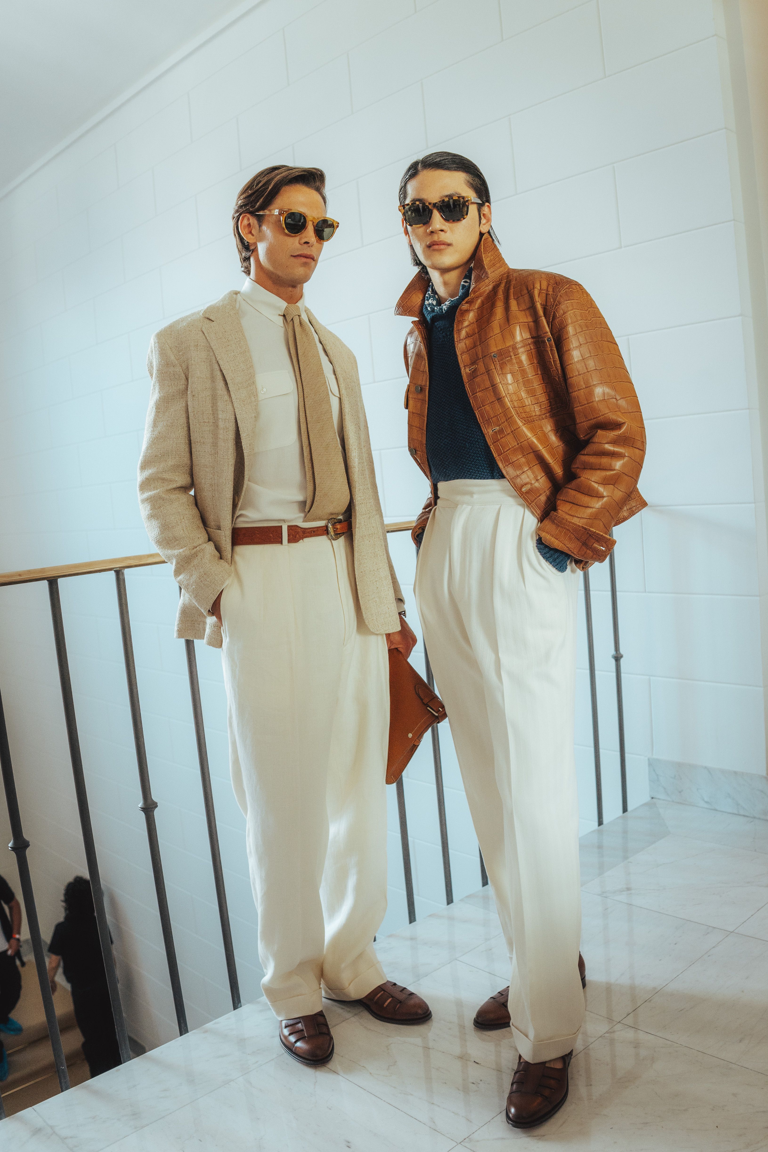 Source-feed image associated with An Exclusive Look Behind the Scenes at the Ralph Lauren Spring 2027 Menswear Show