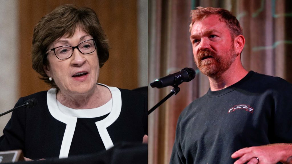 Source-feed image associated with How Maine Democrats view Platner's scandals and chances to oust Sen. Collins