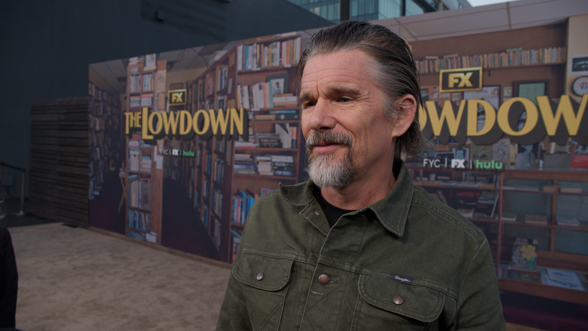 Source-feed image associated with Ethan Hawke reveals what career achievement 'The Lowdown' helped him reach