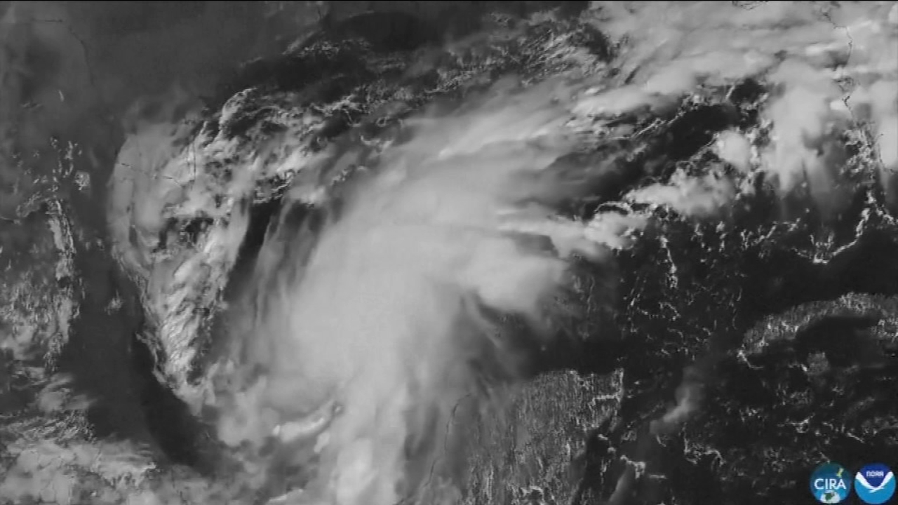 Image from linked report: Hurricane Isaias: Storm makes landfall along the US Gulf Coast as a dangerous Category 2 hurricane