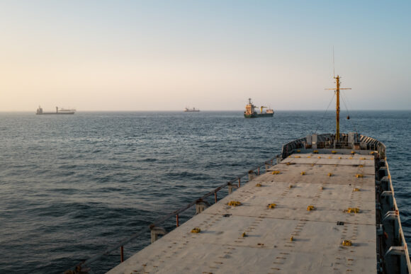 Source-feed image associated with Hormuz Ship Traffic Grinds to Near Halt After US, Iran Strikes
