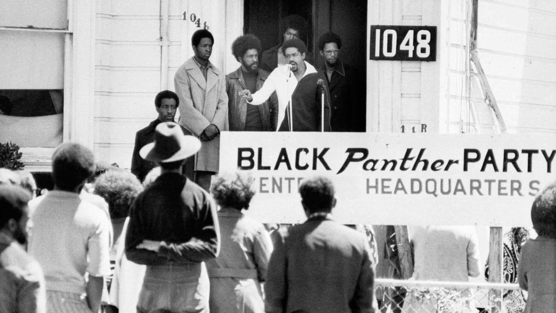 Image from linked report: A walk through historic Black Panther sites in Oakland, where the party was founded 60 years ago