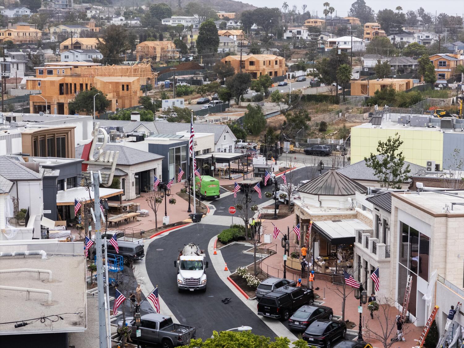 Source-feed image associated with Fire-damaged Pacific Palisades shopping center sets reopening date