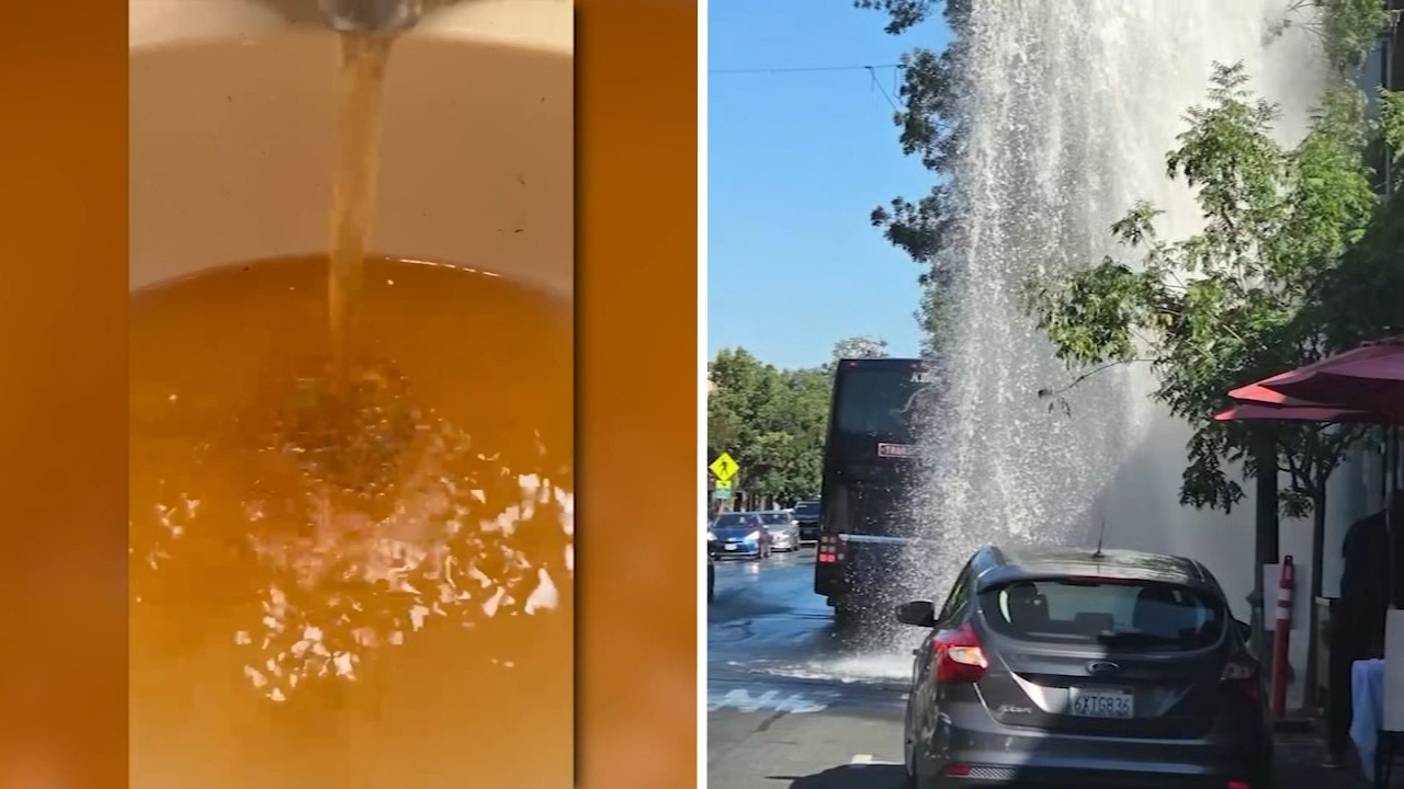 Source-feed image associated with St. Helena residents still dealing with brown tap water after bus hits fire hydrant