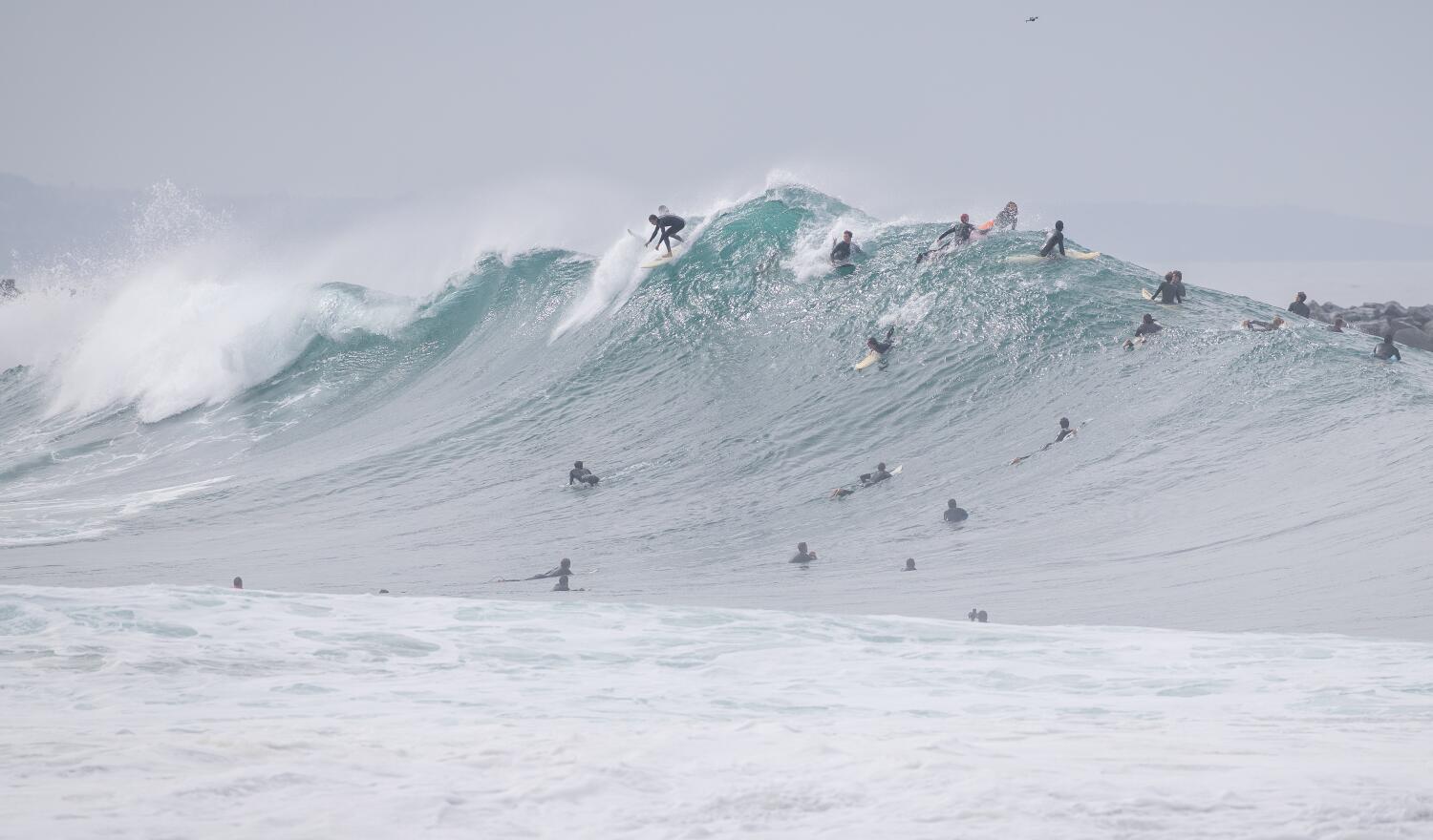 Source-feed image associated with Big waves from Hurricane Genevieve to bring hazardous beach conditions to Southern California