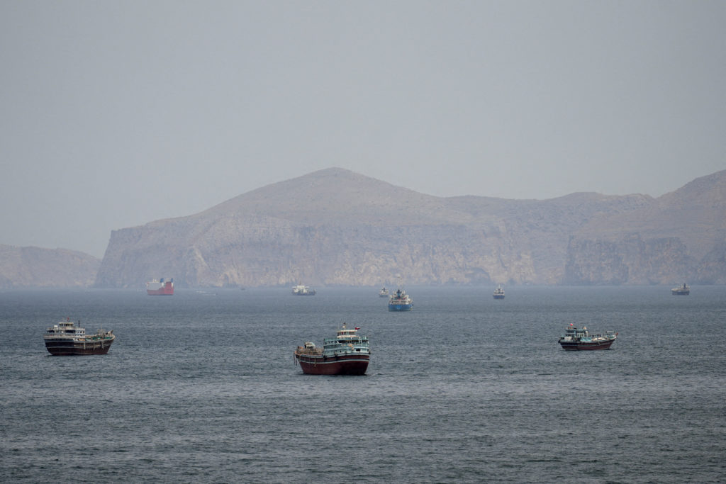 Source-feed image associated with U.S.-Iran exchange of fire in Gulf tests fragile ceasefire