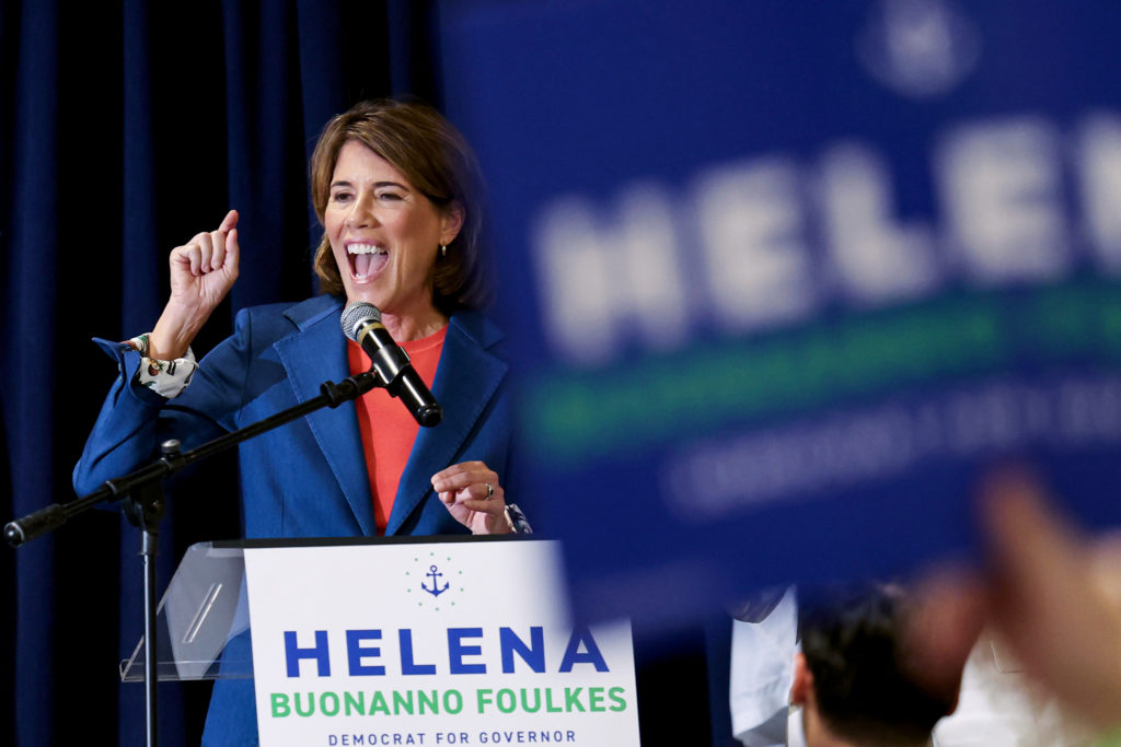 Source-feed image associated with Foulkes defeats Rhode Island's McKee, 1st governor in 8 years to lose a primary