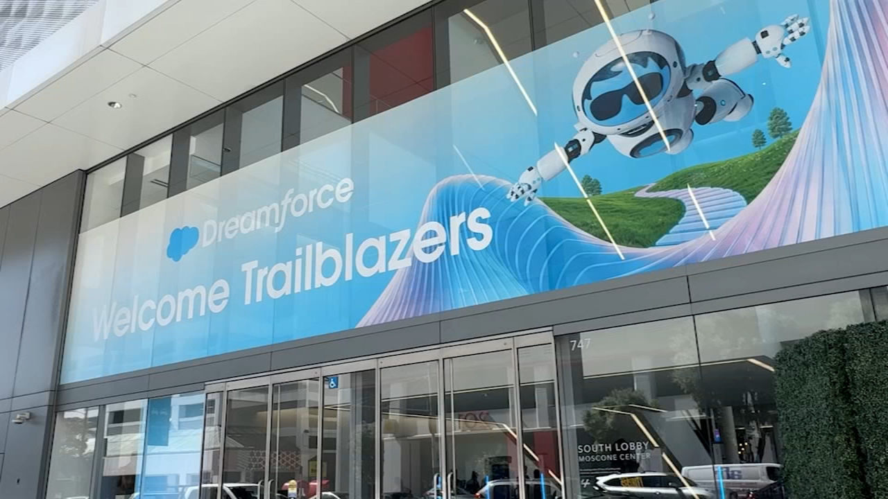 Source-feed image associated with Dreamforce welcomes more than 43,000 to SF amid debate over pace of AI development