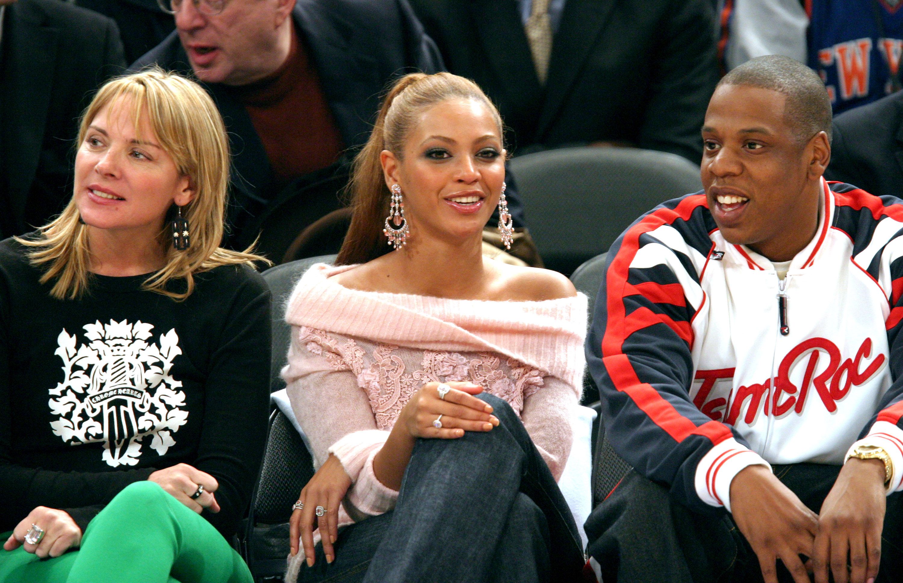 Source-feed image associated with Looking Back at Slam-Dunk Knicks Courtside Style Over the Years