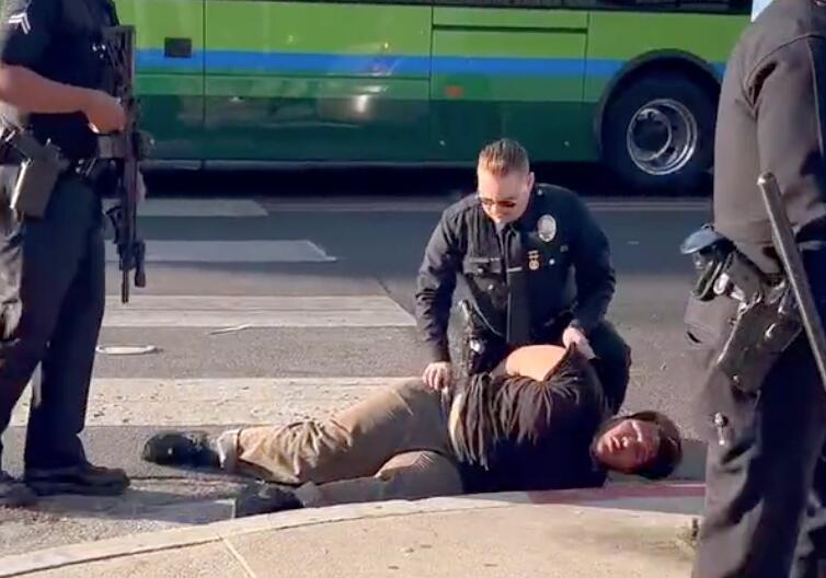 Source-feed image associated with Violence erupted near World Cup watch party in Koreatown; SoCal man ID'd, charged
