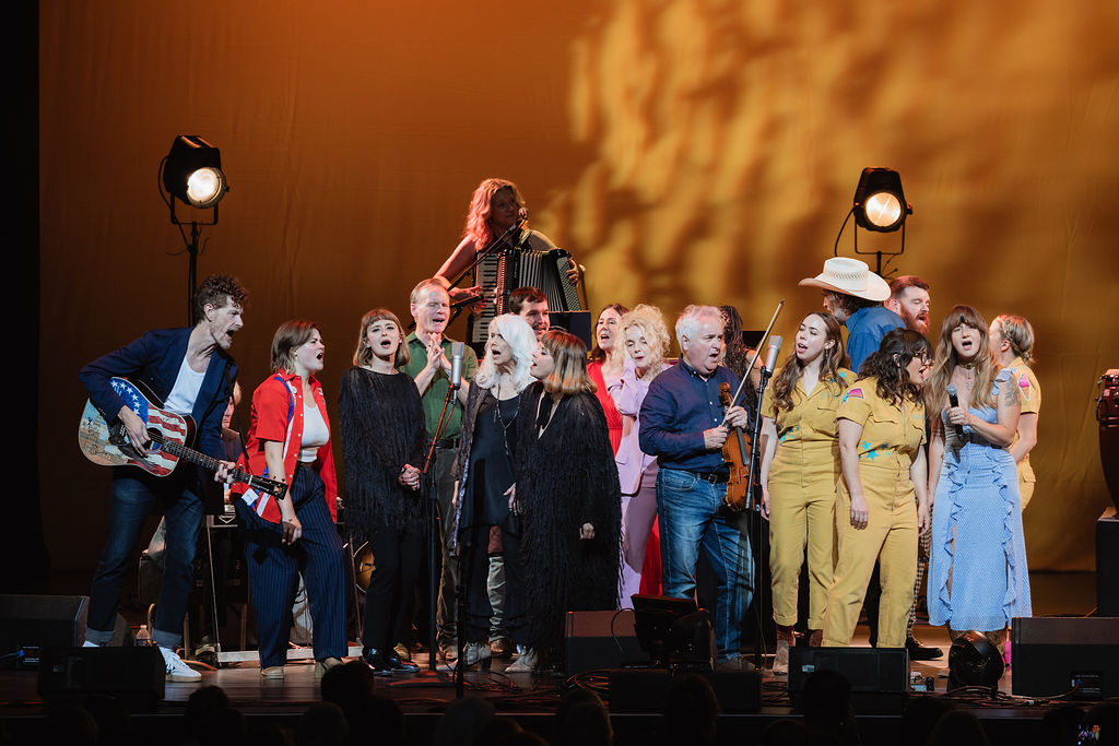 Source-feed image associated with At ‘Songwriters Salute John Prine’ at Wolf Trap in Virginia, Emmylou Harris, Margo Price, Allison Russell and Others Make the Case for Prine as America’s Poet Laureate
