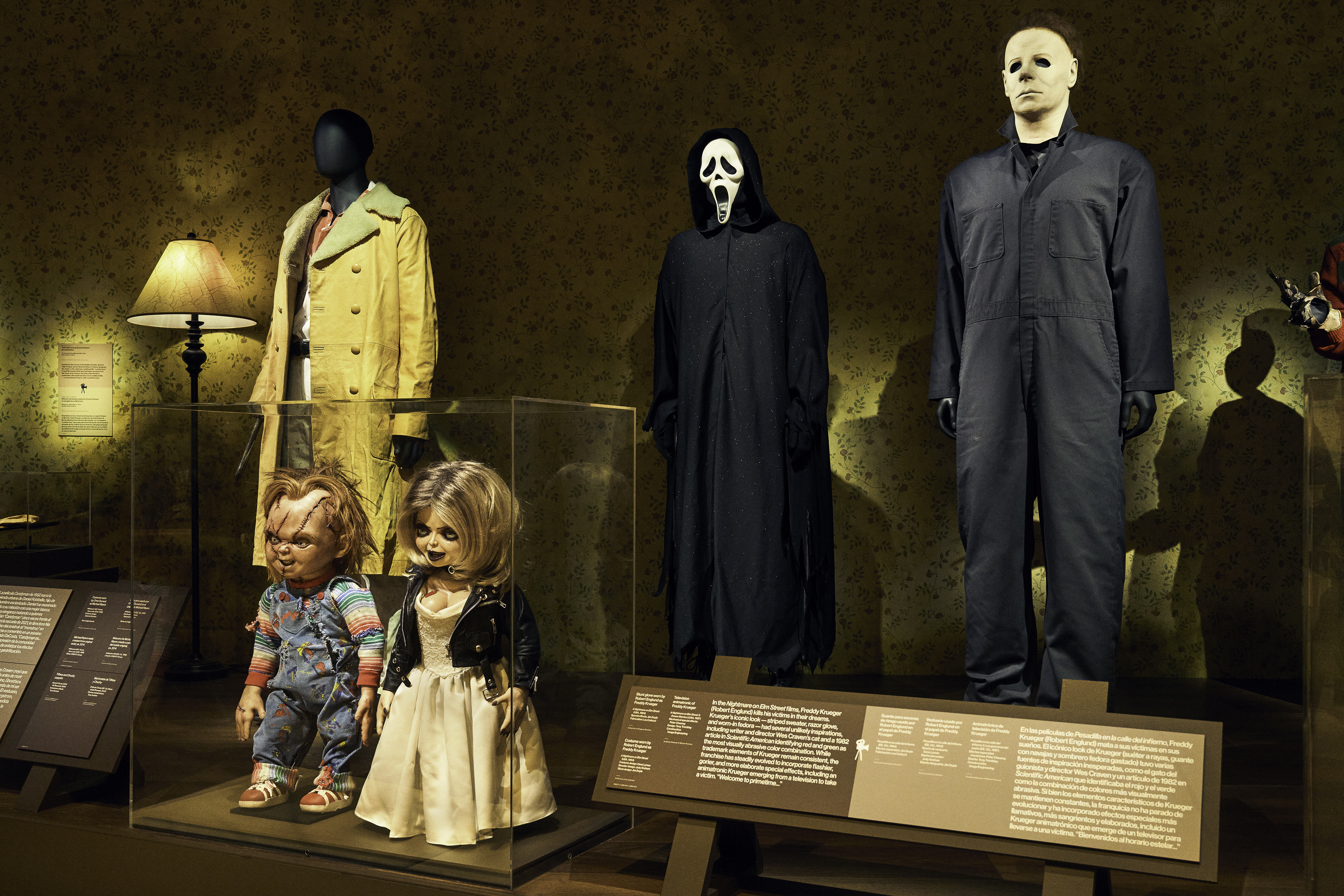 Image from linked report: The Horror Show Launches at Academy Museum: Costumes and Props From ‘Halloween,’ ‘Saw,’ ‘Poltergeist’ and More