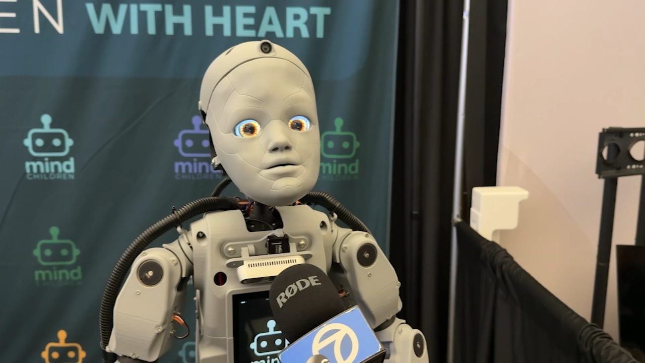 Image from linked report: Meet 'Codey' the humanoid robot that hopes to tackle loneliness epidemic
