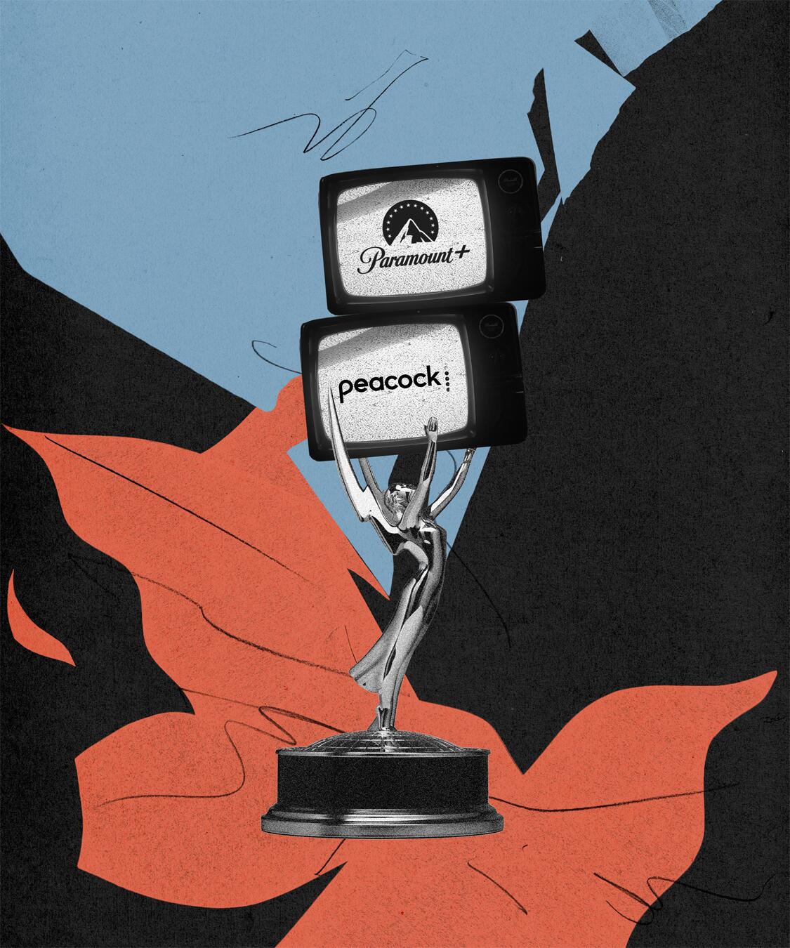 Source-feed image associated with As streaming wars wear on, Emmy success could give Peacock and Paramount+ a boost