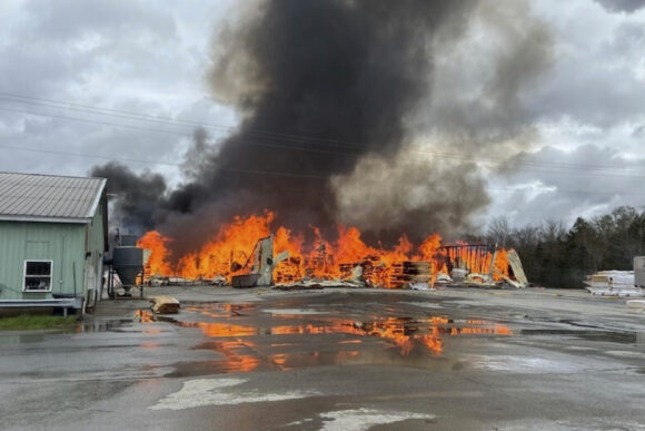 Source-feed image associated with Co-Owner of Maine Lumber Mill Dies of Injuries From Fire and Explosion