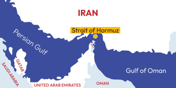 Source-feed image associated with New Attacks in Hormuz and Saudi Test Nerves as War’s Spread Worsens Oil Disruption