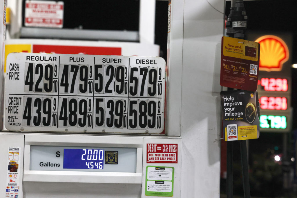 Image from linked report: Rising gas prices frustrate voters. Trump says it's an 'inexpensive price to pay' for the Iran war