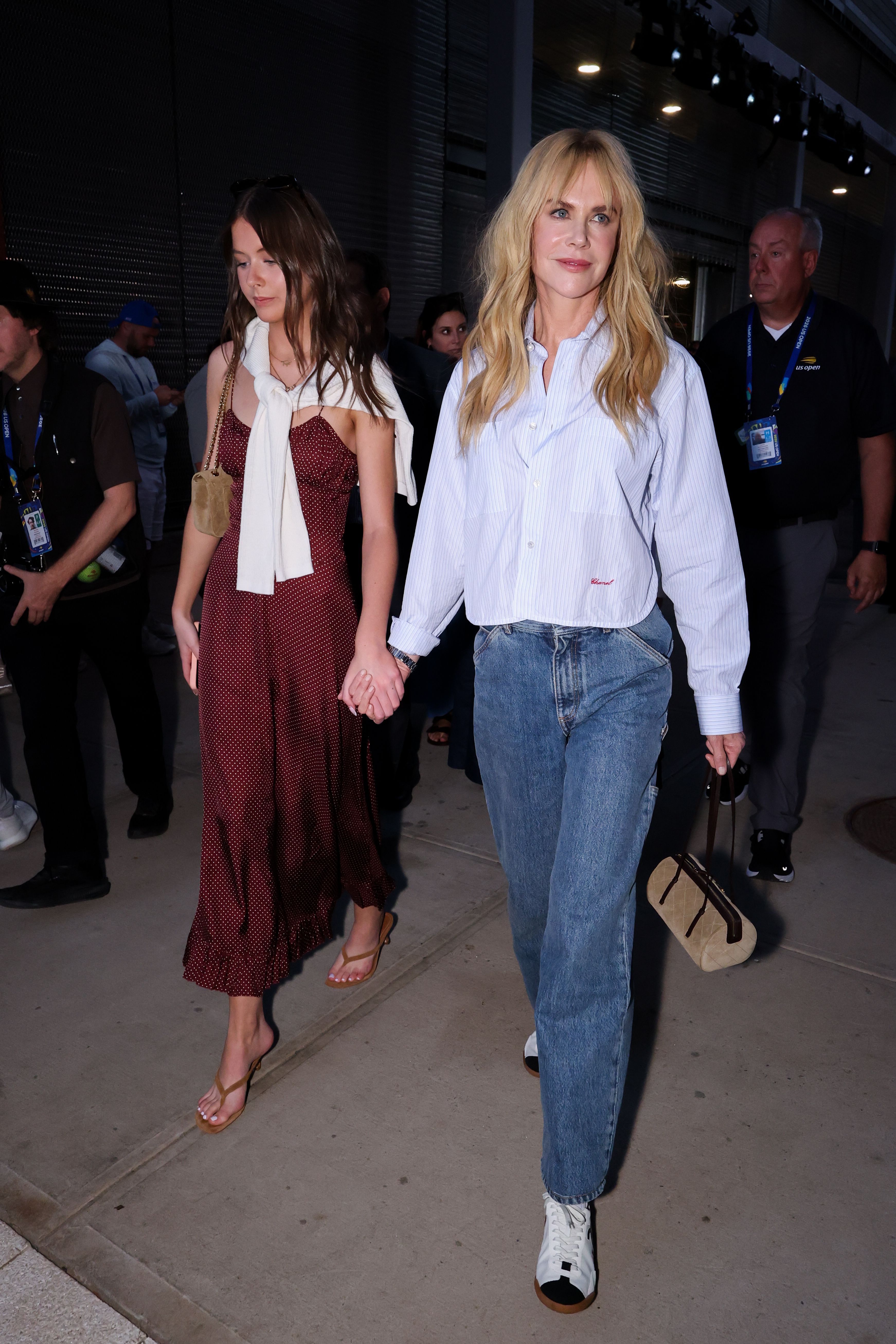 Source-feed image associated with Nicole Kidman and Faith Margaret Make the U.S. Open a Mother-Daughter Moment