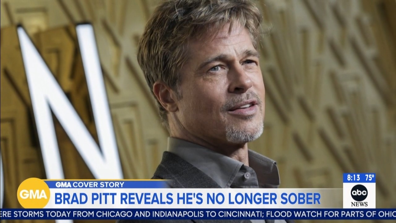 Source-feed image associated with Brad Pitt opens up about sobriety, suicidal thoughts and more in candid interview