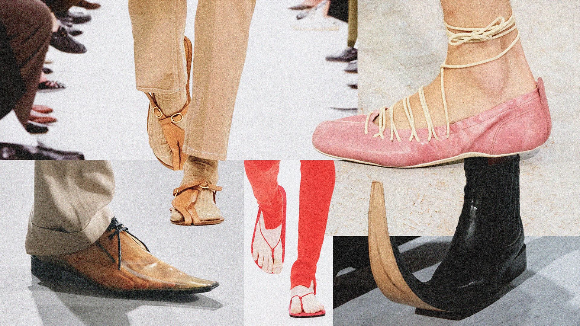 Source-feed image associated with The Boys Were 10 Toes Down on Freaky Shoes at Spring 2027 Men’s Fashion Week