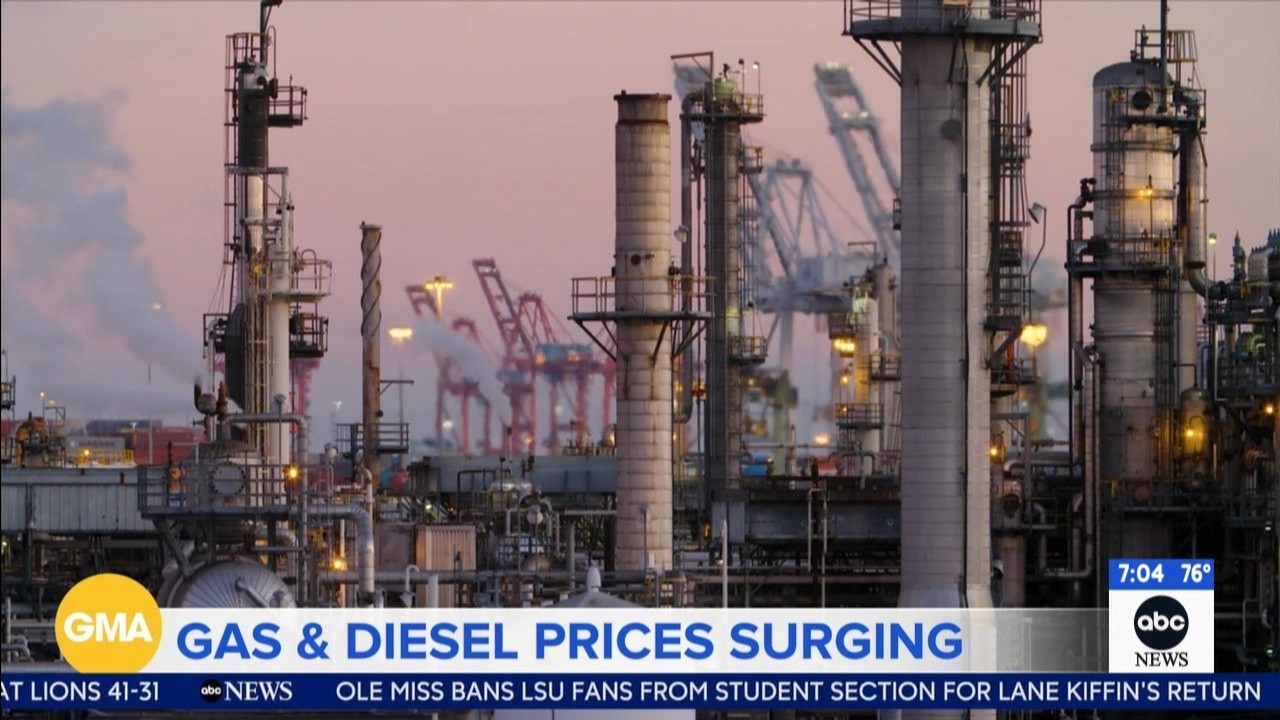 Source-feed image associated with Diesel prices at record highs amid Strait of Hormuz disruption, Russia-Ukraine war