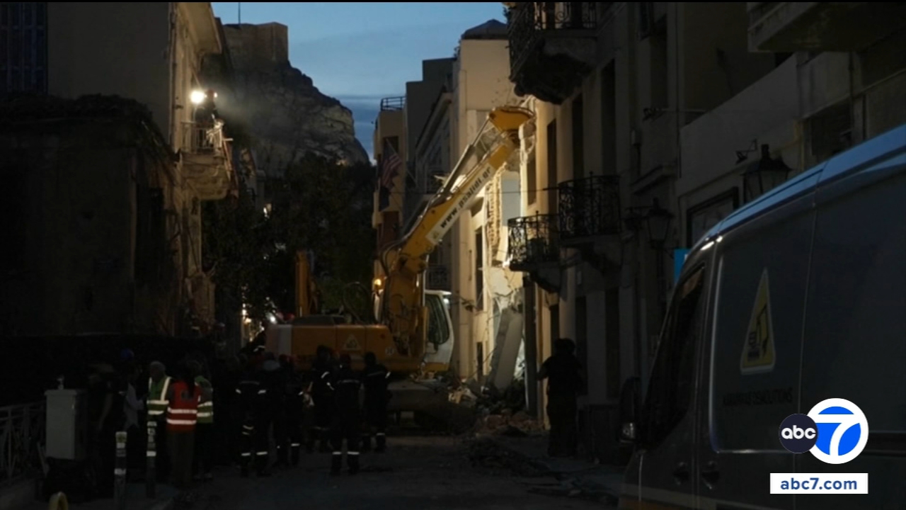 Image from linked report: 4 Americans among 6 dead after explosion collapses building in Athens