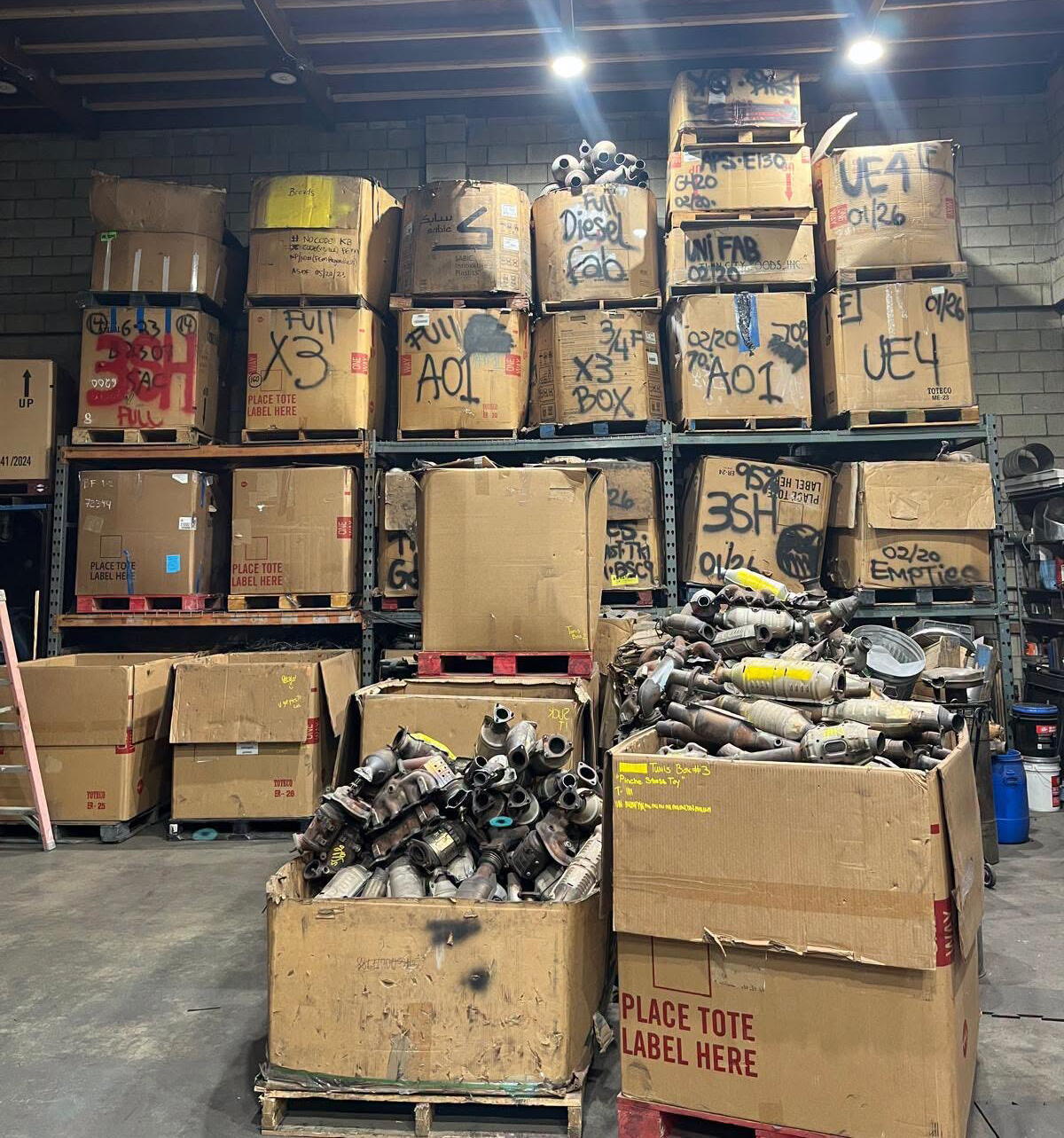 Source-feed image associated with Sheriffs bust suspected catalytic converter theft ring across L.A. and Orange counties