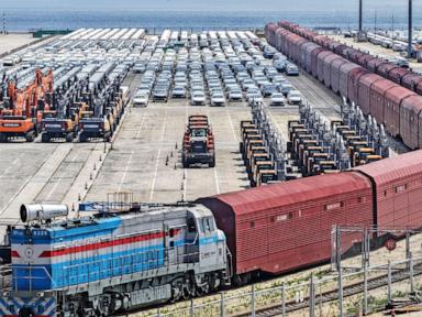 Source-feed image associated with China's June exports surge 27% from a year earlier as AI boom drives strong demand