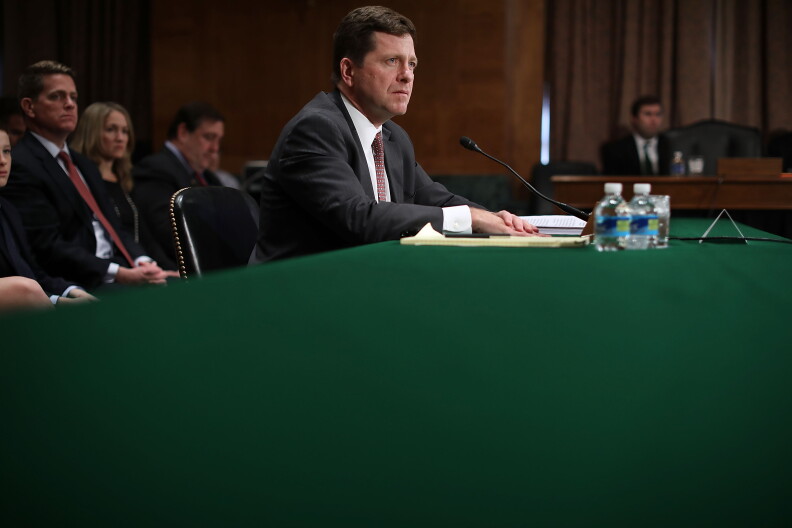Source-feed image associated with Senate postpones confirmation hearing for intel chief after Trump's call to delay