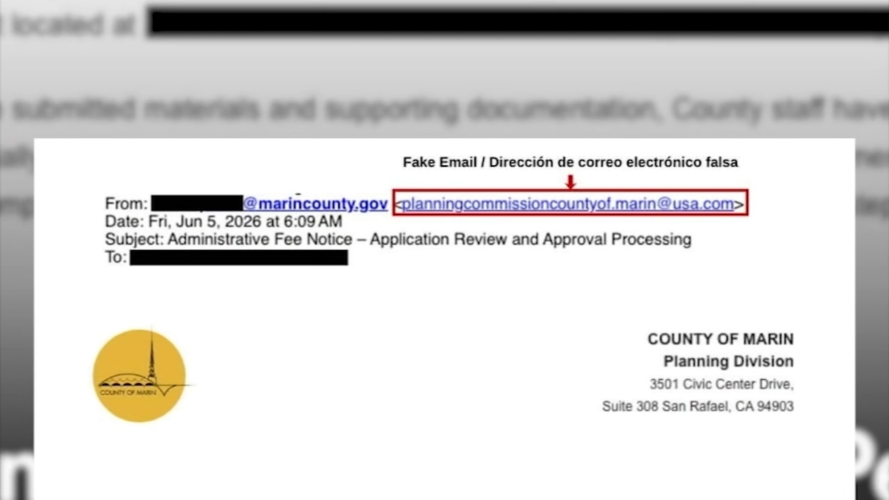 Source-feed image associated with Marin County warns of phishing scam targeting building permit applicants