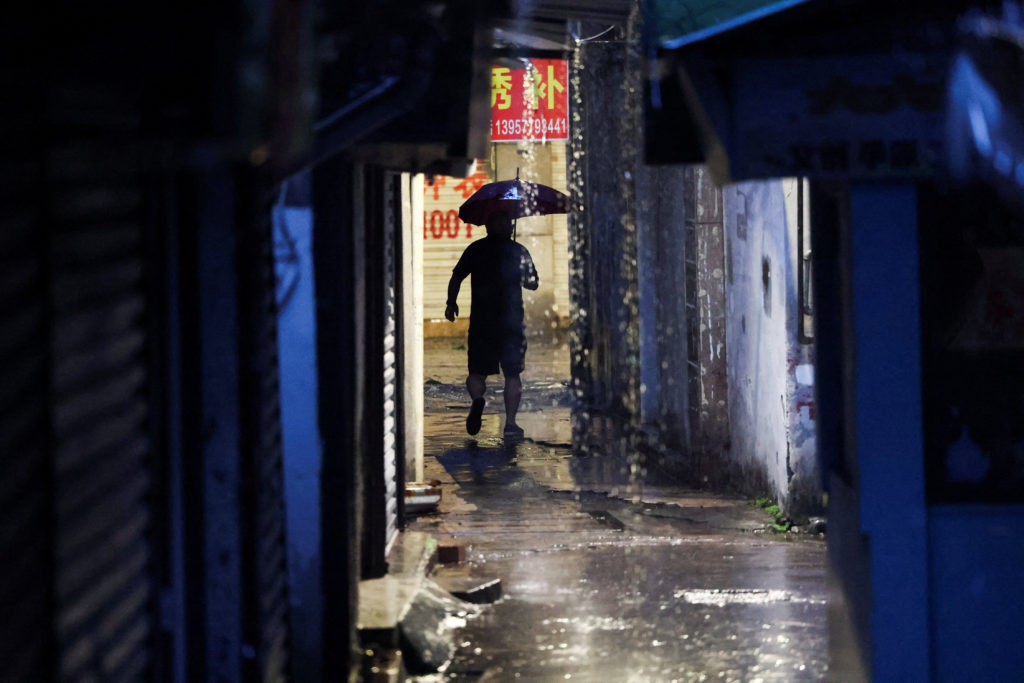 Source-feed image associated with Typhoon Bavi makes landfall in eastern China as more than 1 million are evacuated