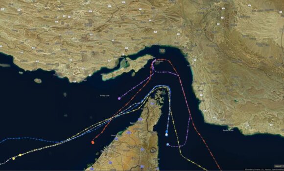 Source-feed image associated with Hormuz Traffic Drops Off as Vessel Attacks Raise Fresh Concerns